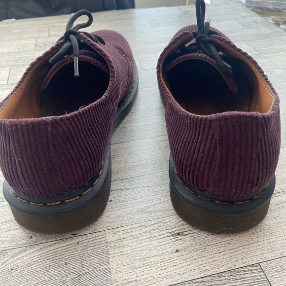 1461 Duchess Corduroy Oxfords Oxblood LA004 Men's - Picture 6 of 11